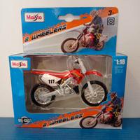 Moto Maisto 1:18 Honda CR250R 