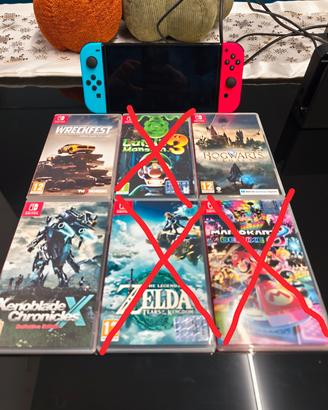 Nintendo Switch OLED + 3 Giochi – PERFETTA!