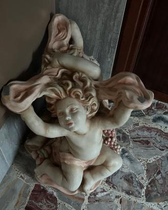 Base tavolo vintage con Putti / Cherubini