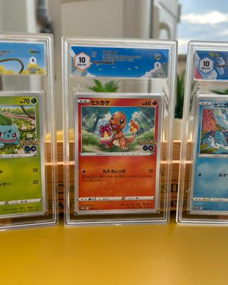 Pokemon GO JP Stamped Starter Set 2002 - GRAAD 10