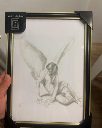 Quadro Angelo Caduto