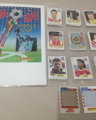 Set 341 figurine con 22 scudetti album Usa '94 
