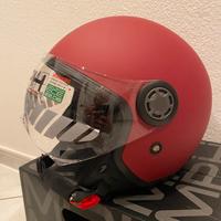 Casco unisex bordeaux taglia m