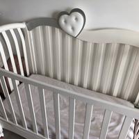 Culla Baby Italia con cassetto e decorazione cuore