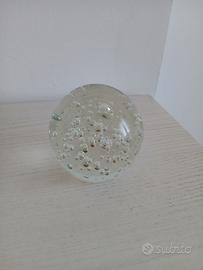 sfera in vetro  decorativa 