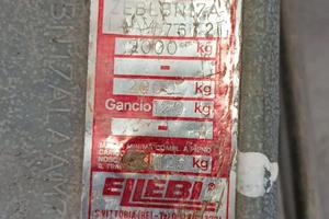 Carrello Ellebi 2000 kg