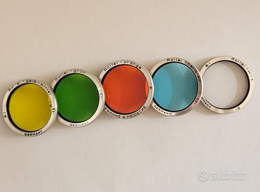 Filtri Rolleiflex R1: Rolleipol, Rolleinar, UV ecc