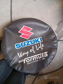 COPRI RUOTA DI SCORTA IN PELLE SUZUKI ORIGINALE