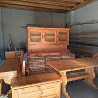 Mobili soggiorno pino anni 80