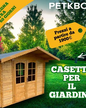 CASETTE IN LEGNO PER IL GIARDINO