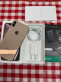 Iphone XS Max 64GB GOLD pari al nuovo + Powe bank