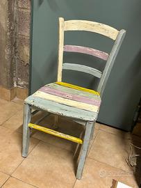 Sedia vintage rivisitata
