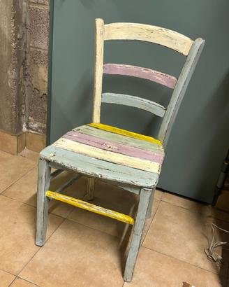Sedia vintage rivisitata
