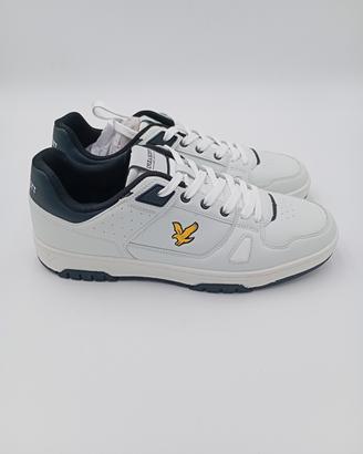 Scarpe Lyle & Scott n. 45 bianche nere