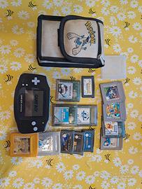 game boy con giochi 