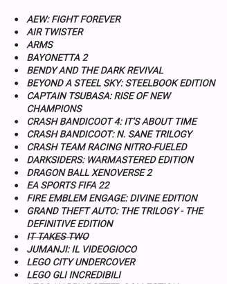 VIDEOGIOCHI NINTENDO SWITCH & NINTENDO SWITCH 2