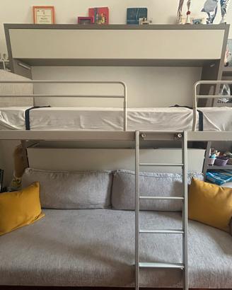 Clei - Letto a castello Duo Sofa