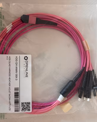Cavo Breakout MPO/MTP 8x LC Duplex OM4 3m