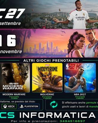 FC 27 GTA IV 6 PREVENDITE PS5