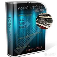 Korg Pa600 Pa900 Pa3x Pa700 Pa1000 Stili musicali