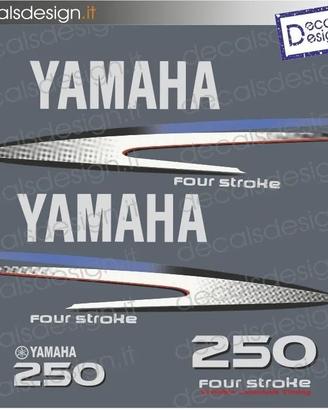 KIT ADESIVI MOTORE MARINO YAMAHA 250 CV F250