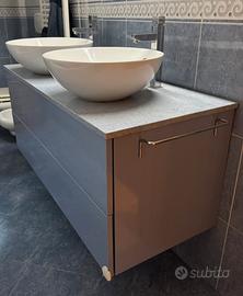 Mobile bagno completo con doppio lavabo