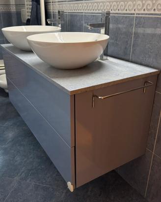Mobile bagno completo con doppio lavabo
