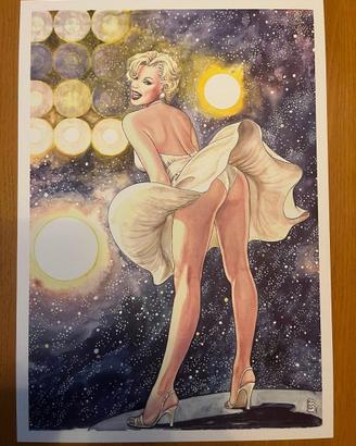 Milo Manara omaggio a Marilyn Monroe