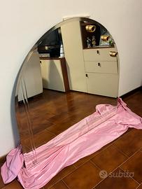 Specchio vintage a mezzaluna (120 lar x 110 h)