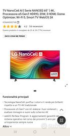 LG NANO CELL MOD.  65nano85t6b