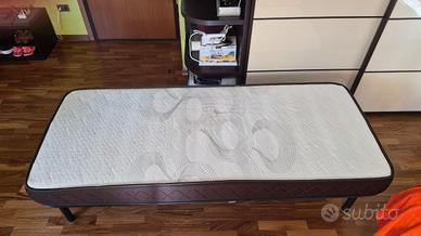Rete letto singolo e materasso