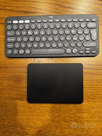 Apple MagicTrackpad + Logitech Pebble Keys 2 K380s