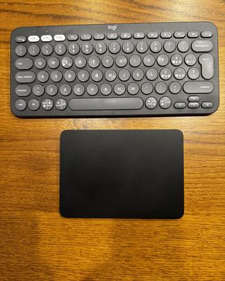 Apple MagicTrackpad + Logitech Pebble Keys 2 K380s