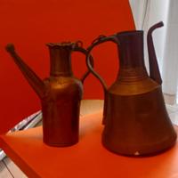 caraffe di bronzo fatte a mano antiche