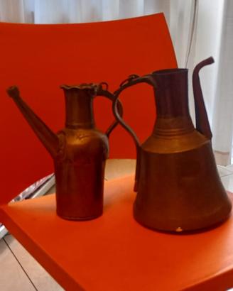 caraffe di bronzo fatte a mano antiche