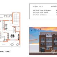 Quadrilocale attico con ampie terrazze