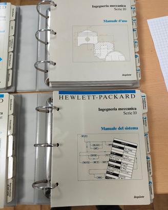 Manuali originali HP DesignCenter Serie 10