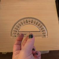 Un GONIOMETRO DA 180 Gradi COME NUOVO,TRASPARENTE,