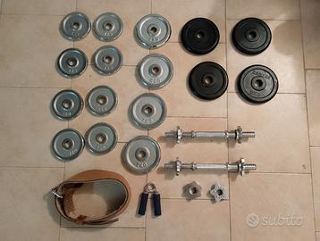 Dischi in ghisa sollevamento pesi - Fitness.