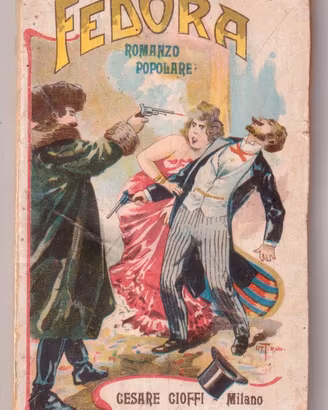 Francesco Lodi Fedora Romanzo popolare 1903 raro
