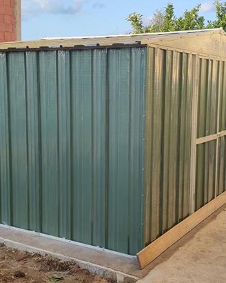 Box lamiera deposito Acciaio 403x269cm verde