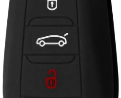 Guscio chiave auto nero in silicone Citroen C5 air