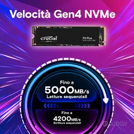 SSD 4TB Crucial P3 Plus  PCIe M.2 2280