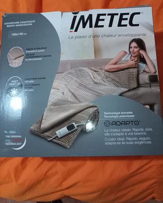 Coperta riscaldabile Imetec nuova