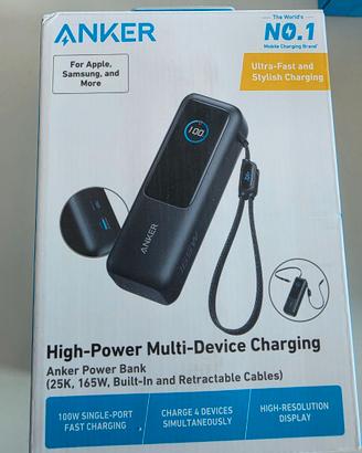 Anker Power Bank 165w 25000mah nuovo sigillato