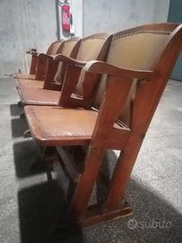SEDIE DA CINEMA VINTAGE