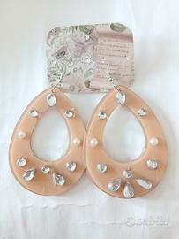 orecchini con strass 