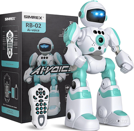 SIMREX Robot Bambini Giocattolo, Ricaricabile e Pr