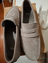 Mocassini in pelle scamosciata taglia 42