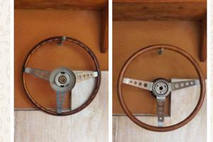 Volante originale d'epoca vintage primi anni 70.